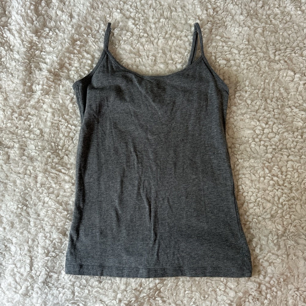 Grey cami tank top